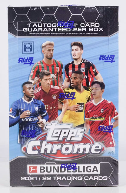Topps Chrome Bundesliga 2021/22 Soccer Hobby Box