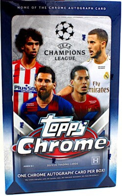 Topps Chrome 2019/20 UEFA Champions League Soccer Hobby Box