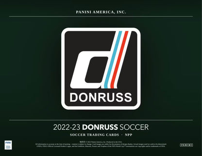 Panini Donruss 2022/23 Soccer Jumbo Value 12-Pack Box