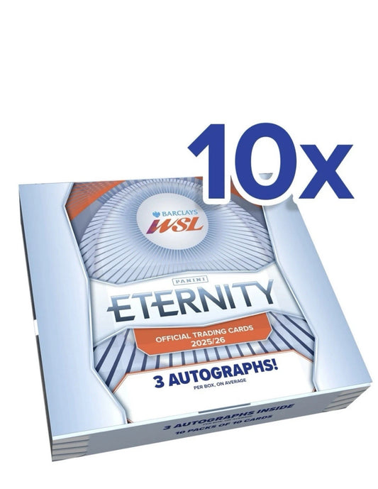 Panini WSL Eternity 2025/26 Sealed Case (10x Hobby boxes)