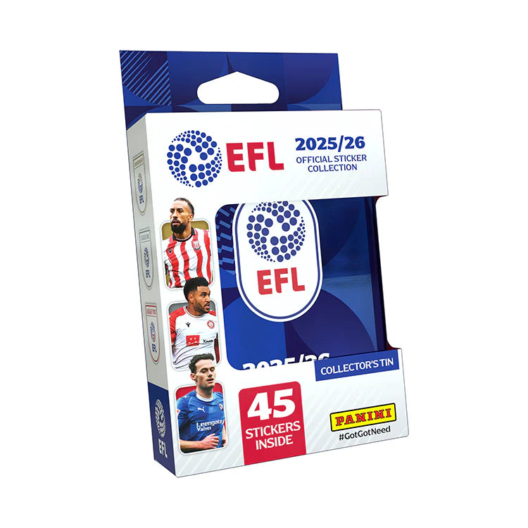 Panini EFL 2025/26 Sticker Collection Pocket Tin