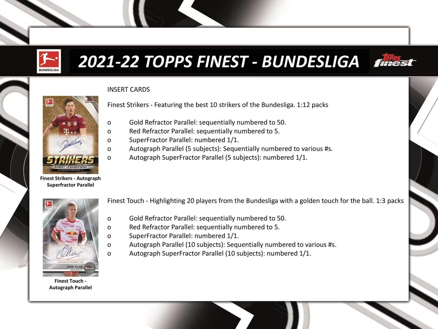 Topps Finest 2021/22 Bundesliga Soccer Hobby Box