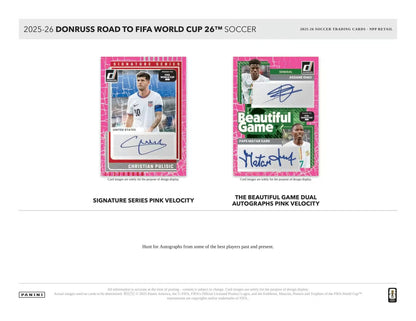Panini Donruss 2025/26 Road to FIFA World Cup Soccer Blaster Hobby Box