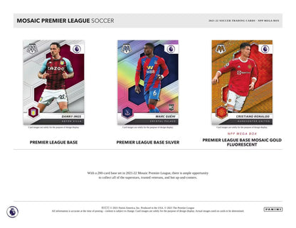 Panini Mosaic Premier League EPL 2020/21 Soccer Mega Box