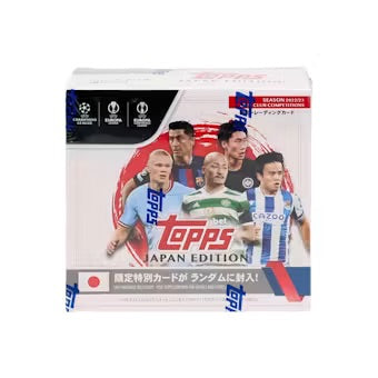 Topps 2022/23 UEFA Club Competitions Japan Edition Soccer Hobby Box