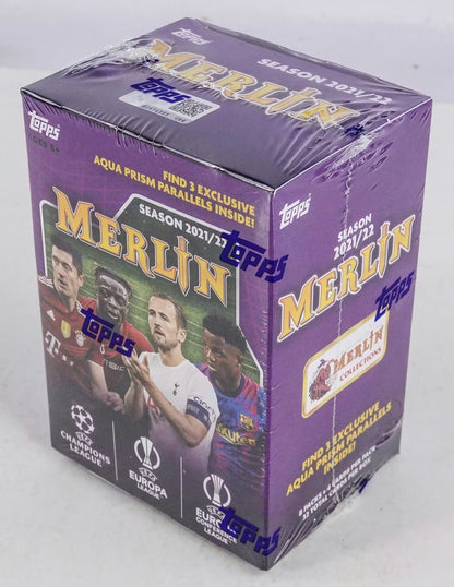 Topps Merlin Chrome UEFA Champions League 2021/22 Soccer Blaster Box