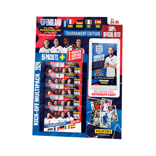 England 2024 Tournament Edition Adrenalyn XL Kick-Off Multipack