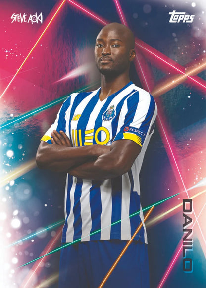 2020-21 Topps Champions League Chrome Soccer UEFA Steve Aoki Edition Hobby Box