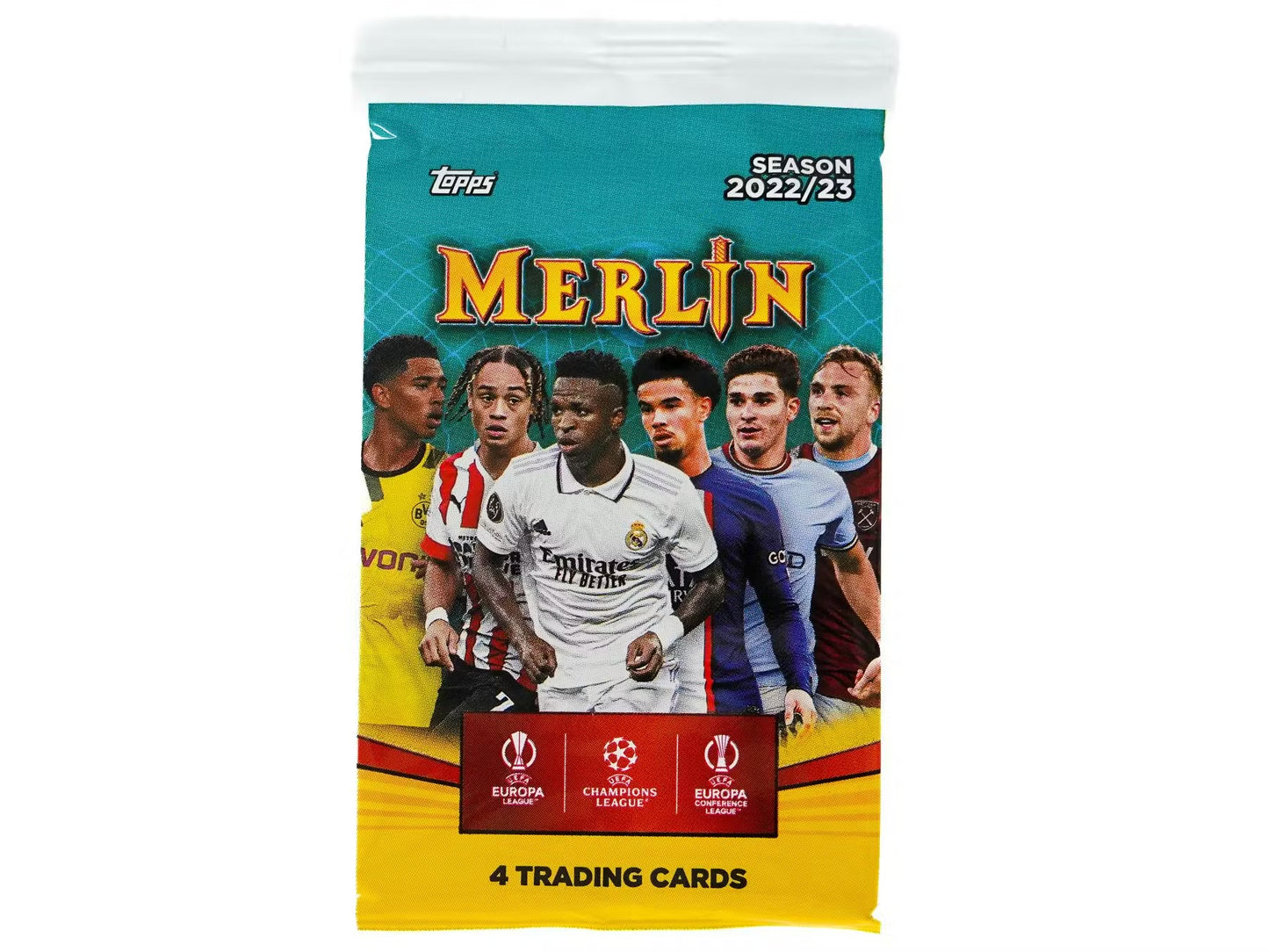 Topps Merlin Chrome UEFA Club Competitions 2022/23 Soccer Blaster Box