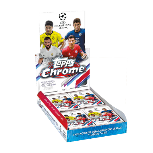 Topps Chrome 2020/21 UEFA Champions League Soccer Hobby Box