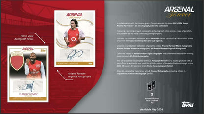 Topps 2023/24 Arsenal FC Forever Soccer Hobby Box