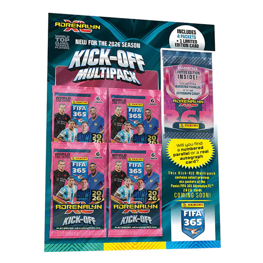 FIFA 365 2025/26 Adrenalyn XL Trading Card Collection Kick-Off Multipack