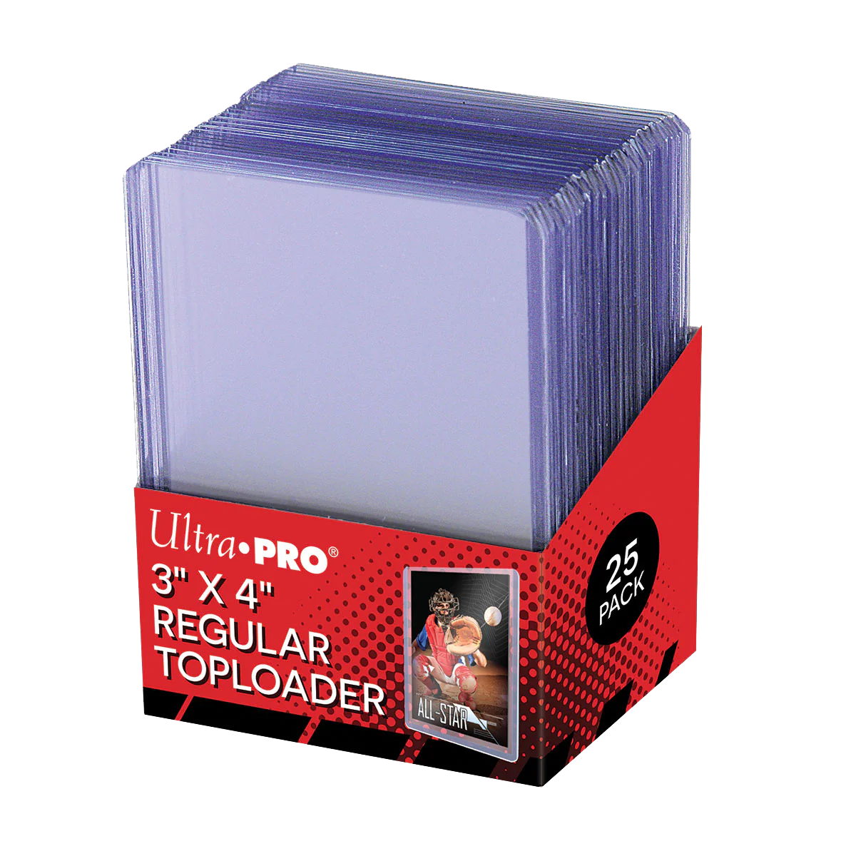 ULTRA PRO: TOPLOADER - 3X4 REGULAR LITE GAUGE