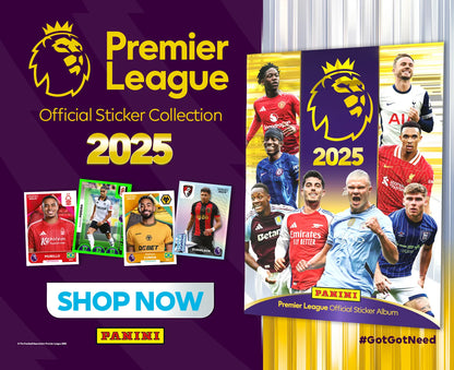 Panini 5 Sticker Packet & Album Starter Pack Football Soccer Premier League 2025