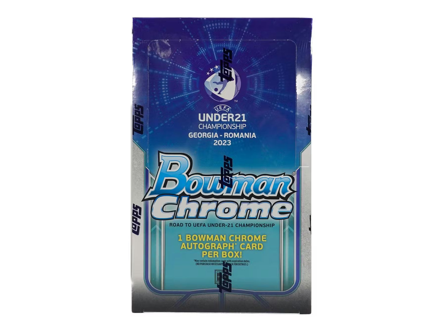 Topps Bowman Chrome 2022 Road to UEFA Under-21 European Championship Soccer Hobby Box