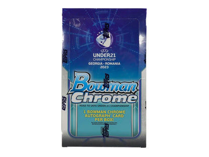 Topps Bowman Chrome 2022 Road to UEFA Under-21 European Championship Soccer Hobby Box