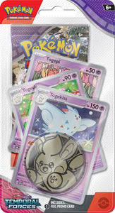 2x Pokemon TCG Scarlet & Violet 5 Temporal Forces Premium Checklane