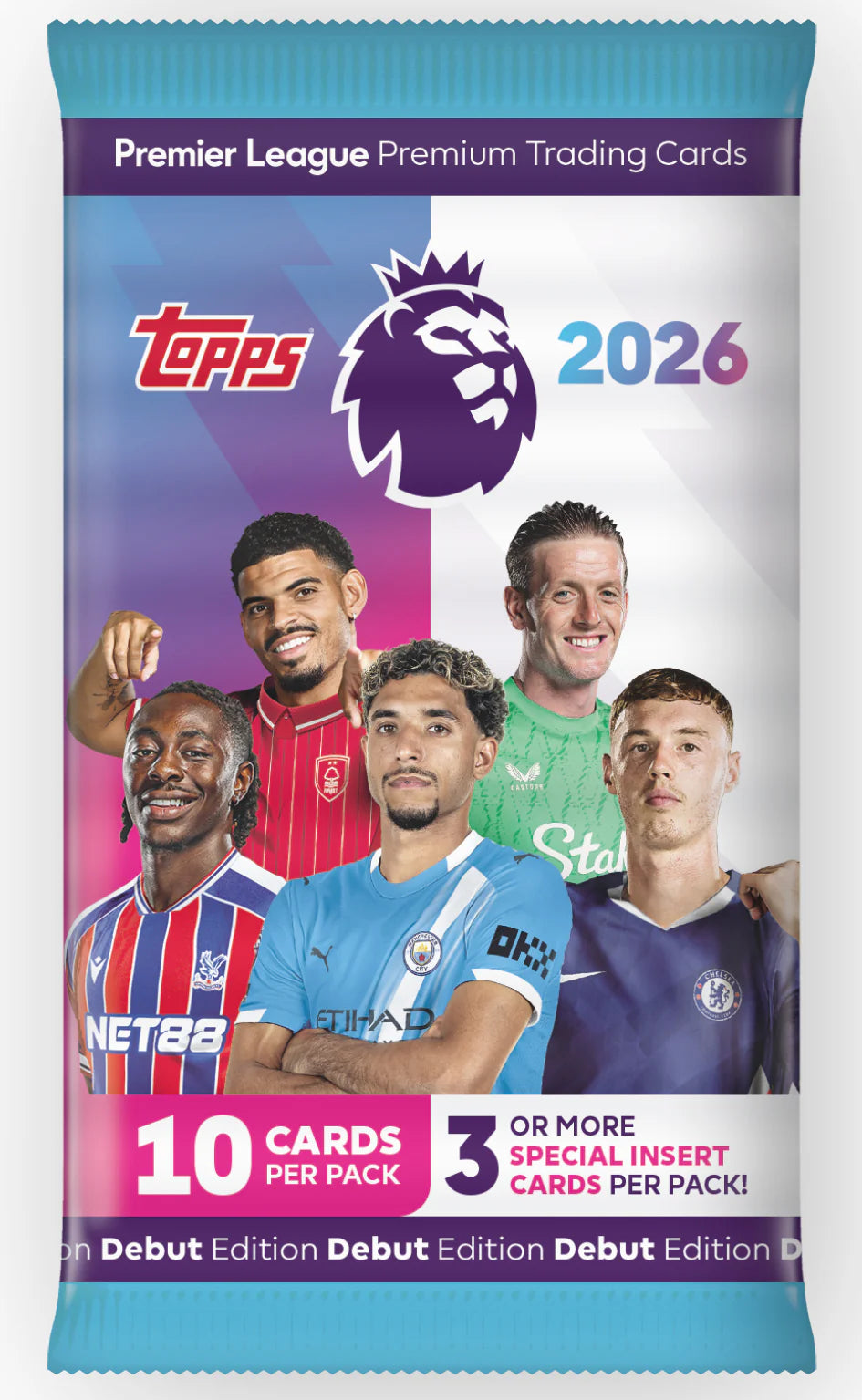Topps Premier League 2026 Trading Card Packets (28)
