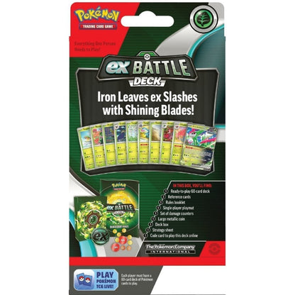 Pokemon TCG Tapu Koko EX & Iron Leaves EX Battle Deck Bundle - One of each pack